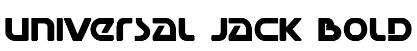 Universal Jack Bold Font Image