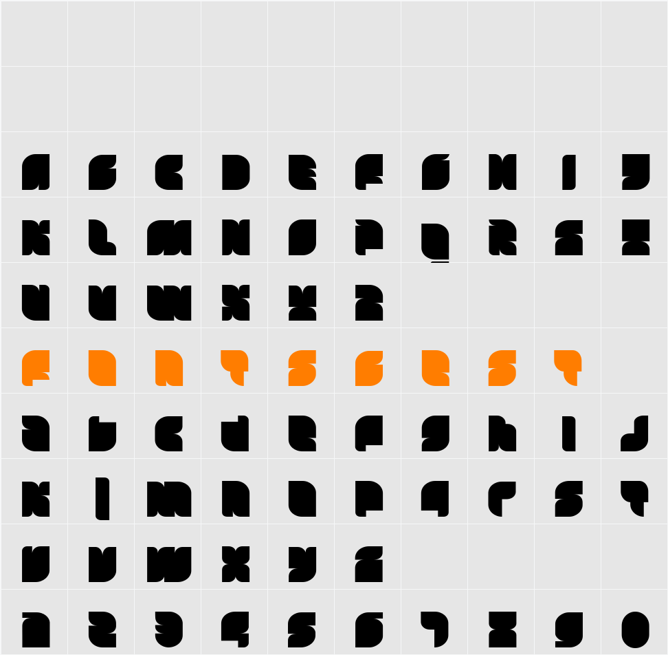 Tasious Character Map