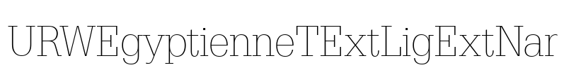 URWEgyptienneTExtLigExtNar