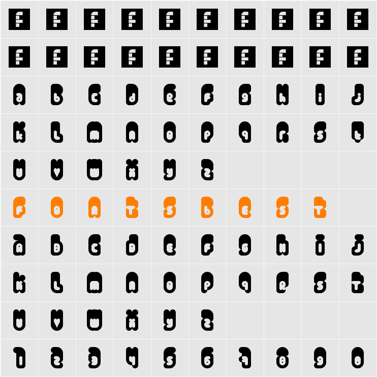 Venus Character Map