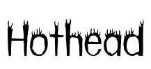 Hothead Font Image