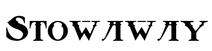 Stowaway Font Image