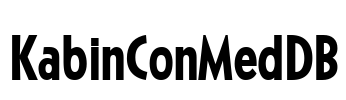 KabinConMedDB Font Image