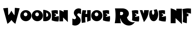 Wooden Shoe Revue NF Font Image