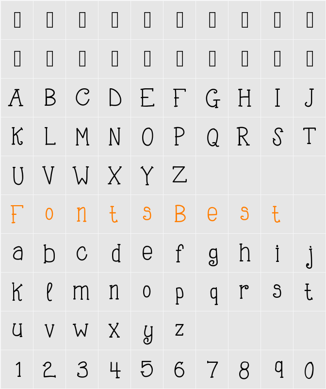 KBTheSilentNight Character Map