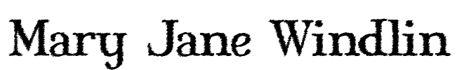 Mary Jane Windlin