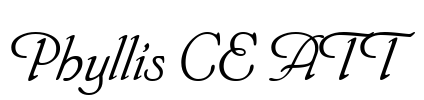 Phyllis CE ATT Font Image