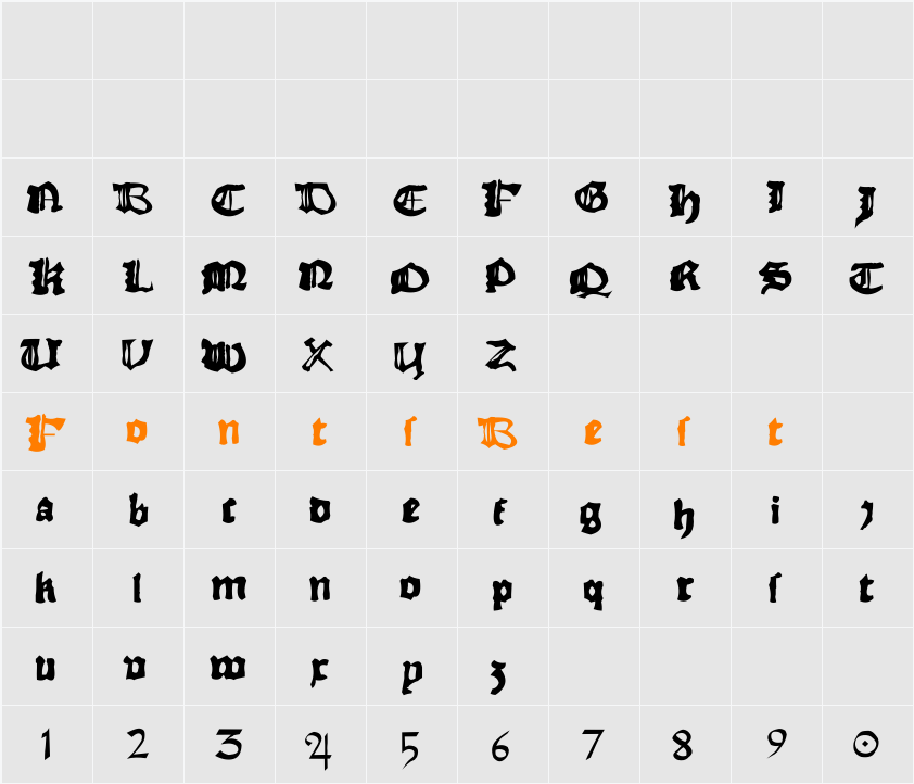 RhymeChronicle1494 Character Map