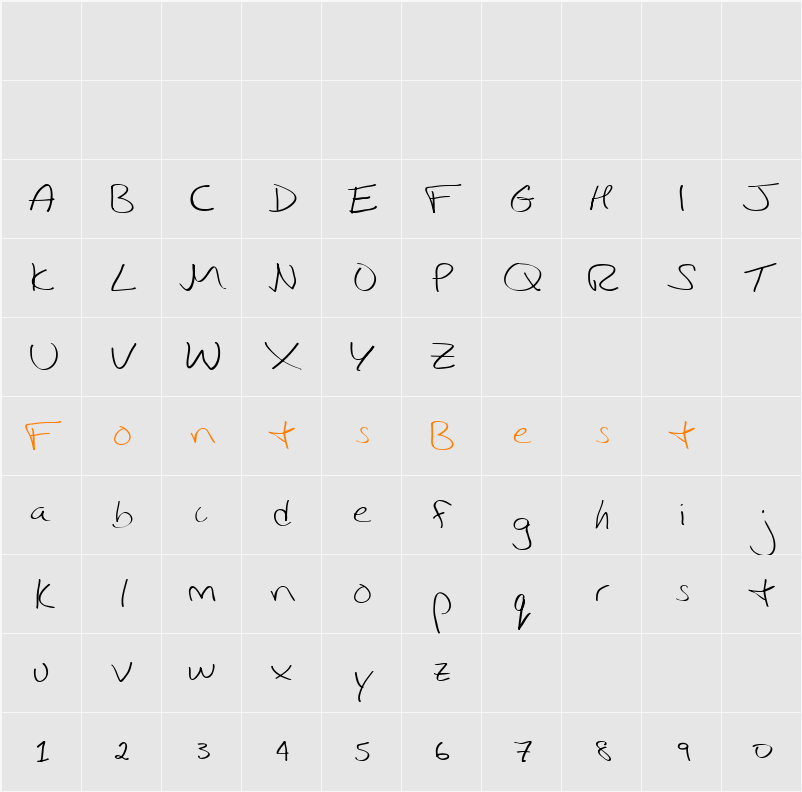 Ibarra Character Map