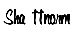 Sha ttnorm Font Image
