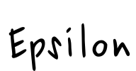 Epsilon Font Image