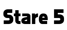 Stare 5 Font Image