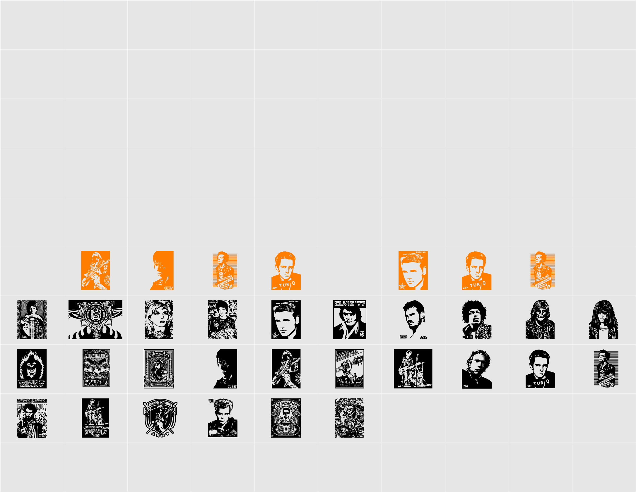 ObeyRockers Character Map