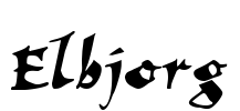 Elbjorg Font Image