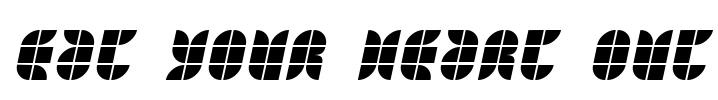 Eat your heart out Font Image