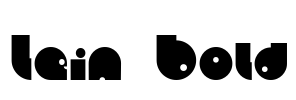 Lein Bold Font Image