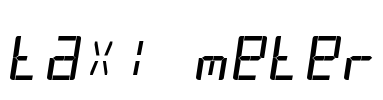 taxi meter