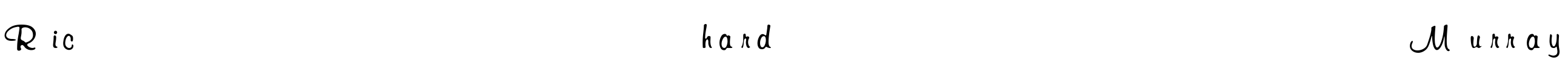 Richard Murray Font Image