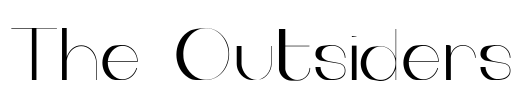 The Outsiders Font Image