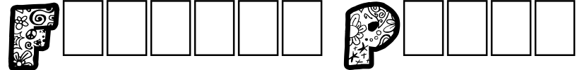 Flowers Power Font Image