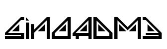 Sindrome Font Image