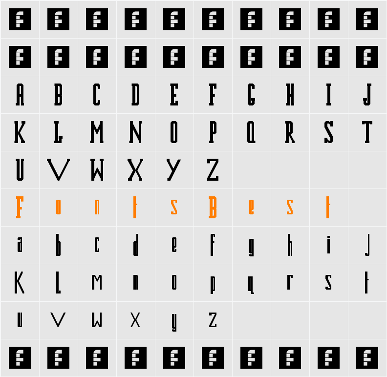 blues mk2 Character Map