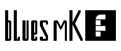 blues mk2 Font Image
