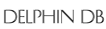 Delphin DB Font Image