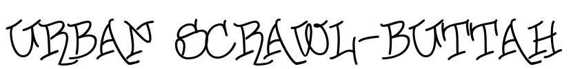 Urban Scrawl-Buttah Font Image