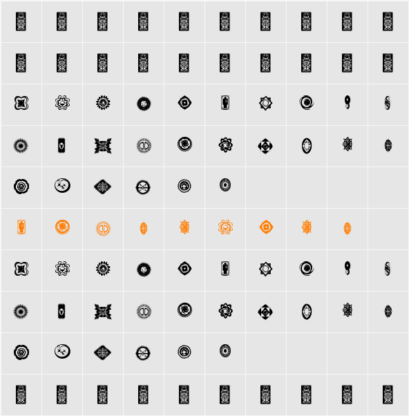 formes Character Map
