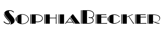 SophiaBecker Font Image