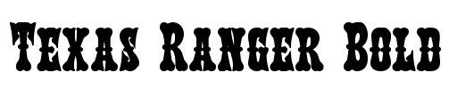 Texas Ranger Bold Font Image