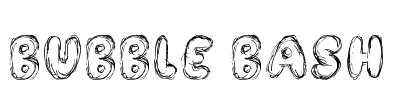Bubble Bash Font Image