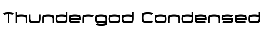 Thundergod Condensed