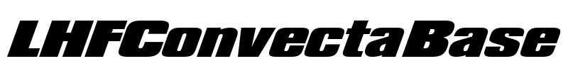 LHFConvectaBase Font Image