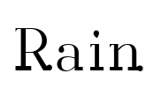 Rain Font Image