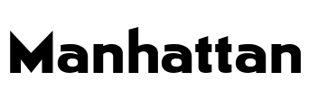 Manhattan Font Image