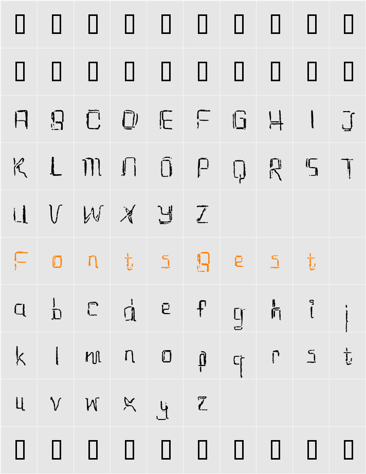 etchAsketch trial Character Map