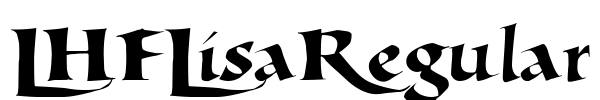 LHFLisaRegular Font Image