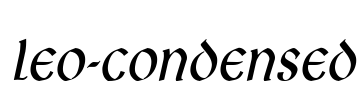 Leo-Condensed Font Image