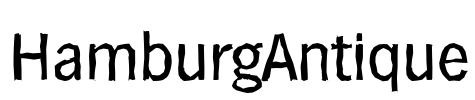 HamburgAntique Font Image