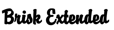 Brisk Extended Font Image