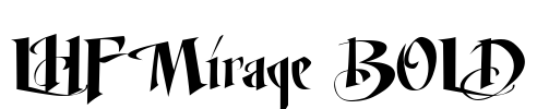 LHF Mirage BOLD Font Image