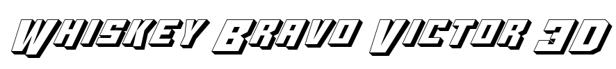 Whiskey Bravo Victor 3D