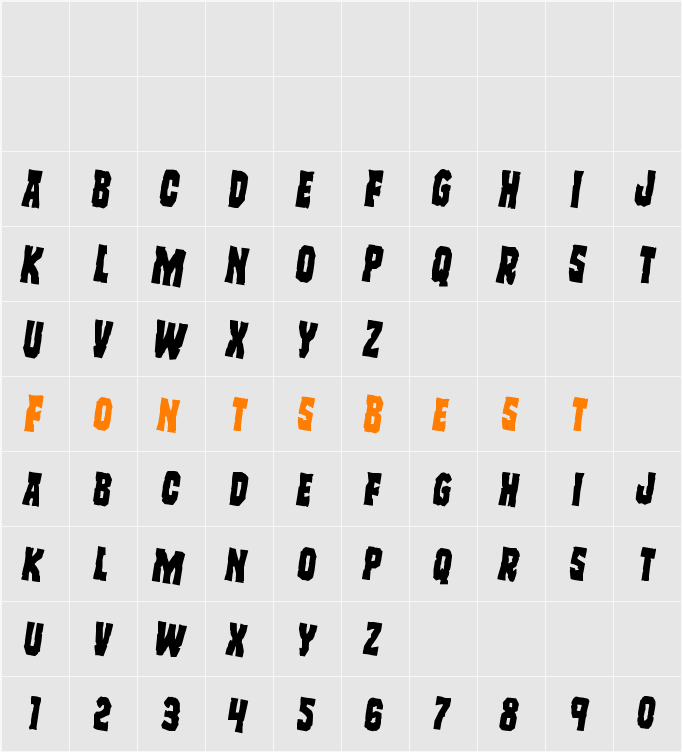 Freakfinder Rotated 2 Character Map