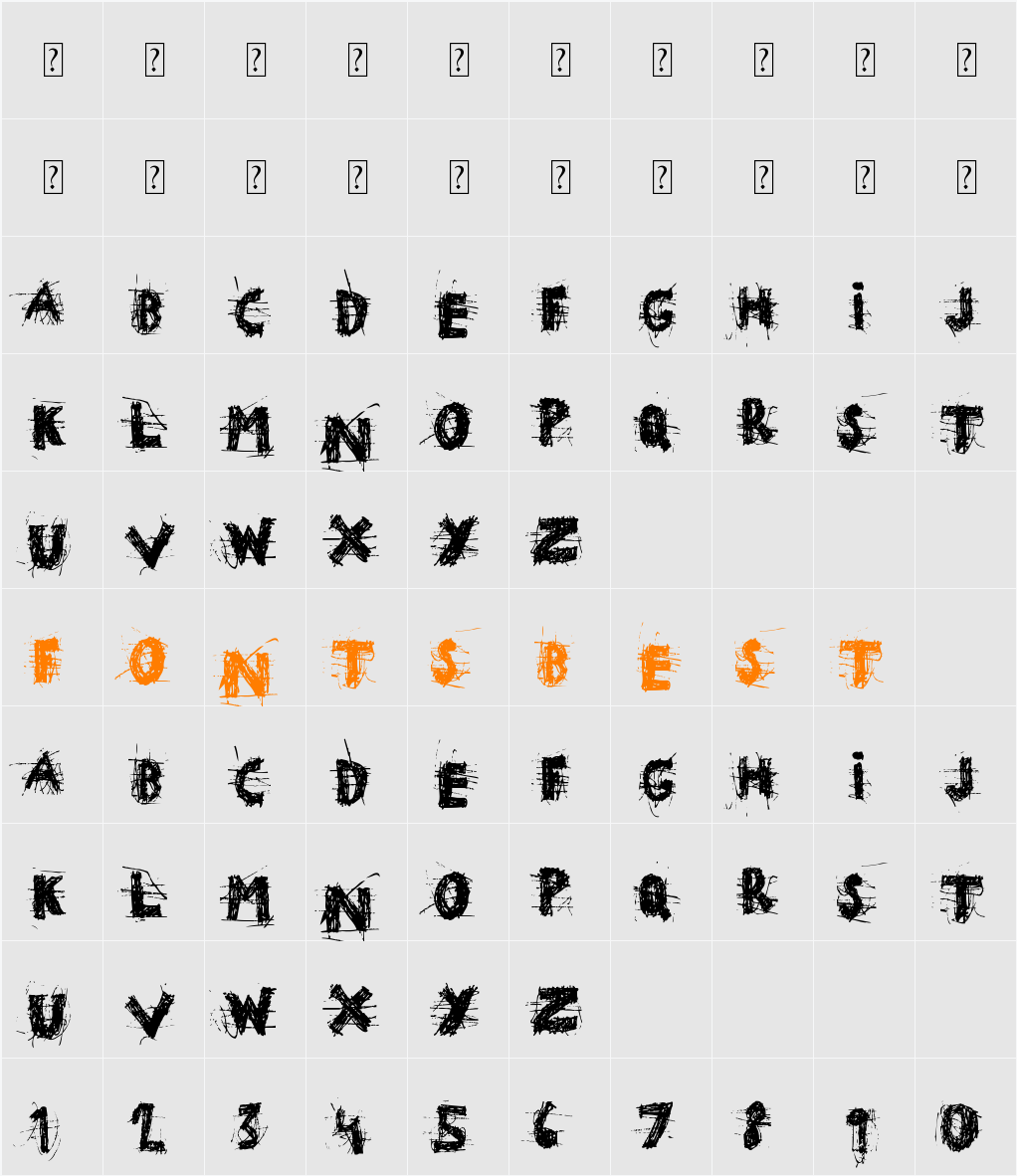 rage Character Map