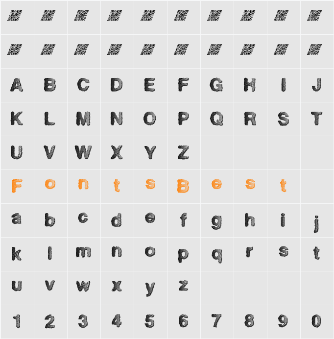 SuperFreak Character Map