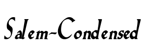 Salem-Condensed Font Image