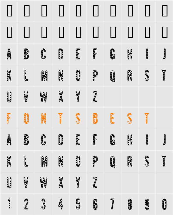 GiantTigers Character Map