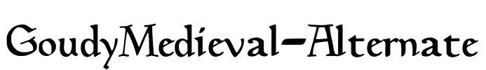 GoudyMedieval-Alternate